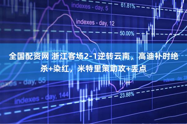 全国配资网 浙江客场2-1逆转云南，高迪补时绝杀+染红，米特里策助攻+丢点