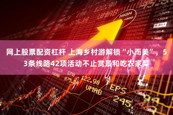 网上股票配资杠杆 上海乡村游解锁“小而美”，53条线路42项活动不止赏景和吃农家菜